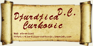 Đurđica Ćurković vizit kartica